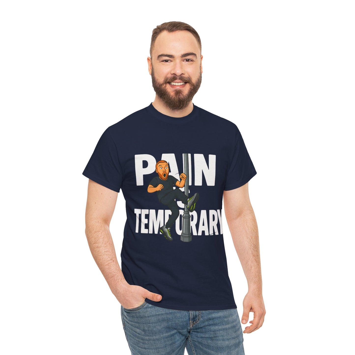 Pain is Temporary - Unisex Heavy Cotton Tee - Available in All Sizes and Colors