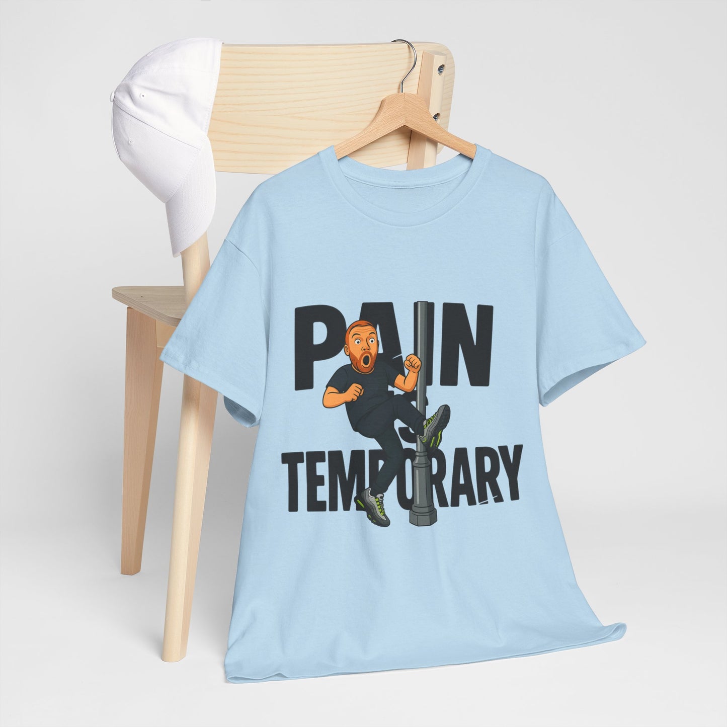 Pain is Temporary - Unisex Heavy Cotton Tee - Available in All Sizes and Colors