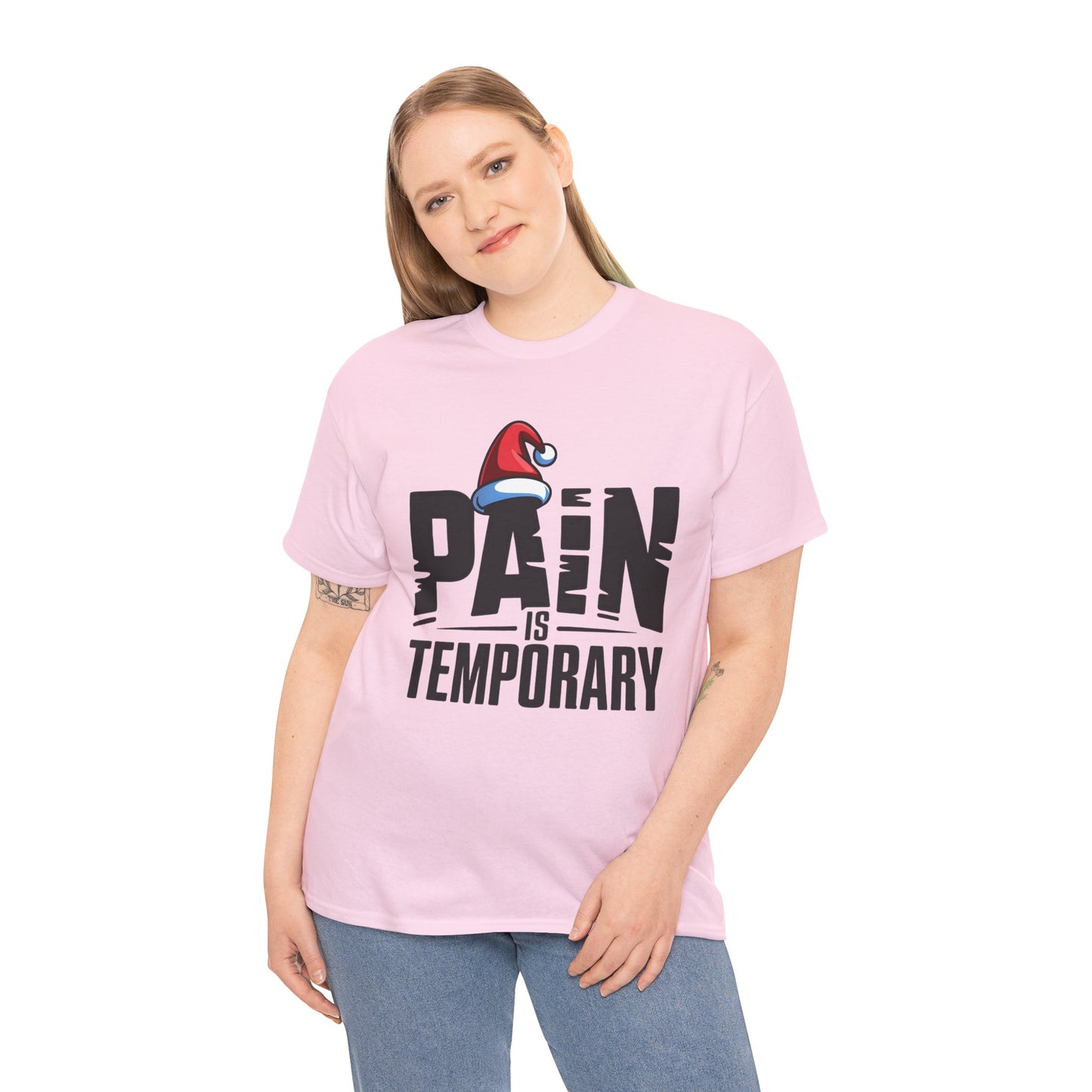 Pain is Temporary - Unisex Heavy Cotton Tee - Available in All Sizes and Colors