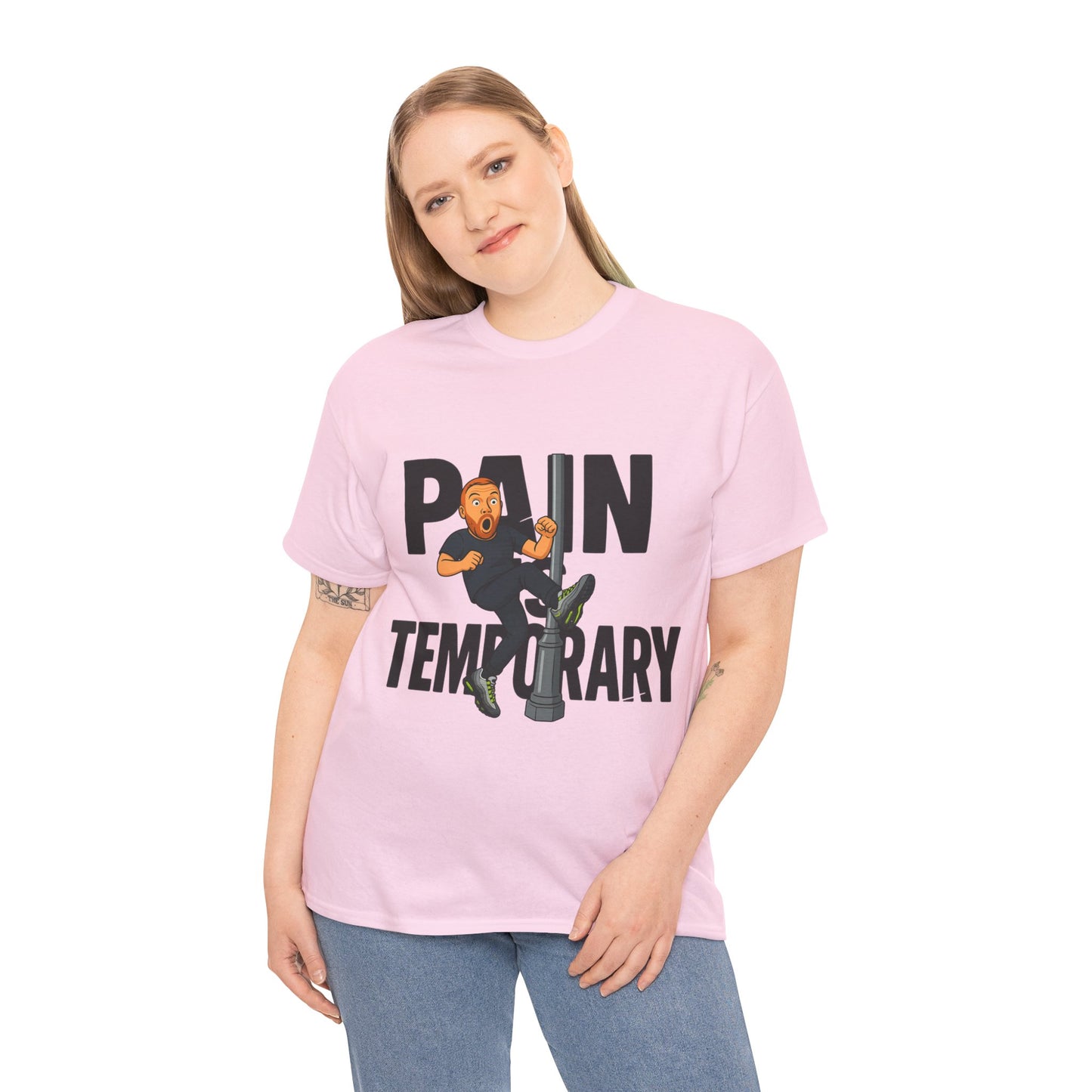 Pain is Temporary - Unisex Heavy Cotton Tee - Available in All Sizes and Colors