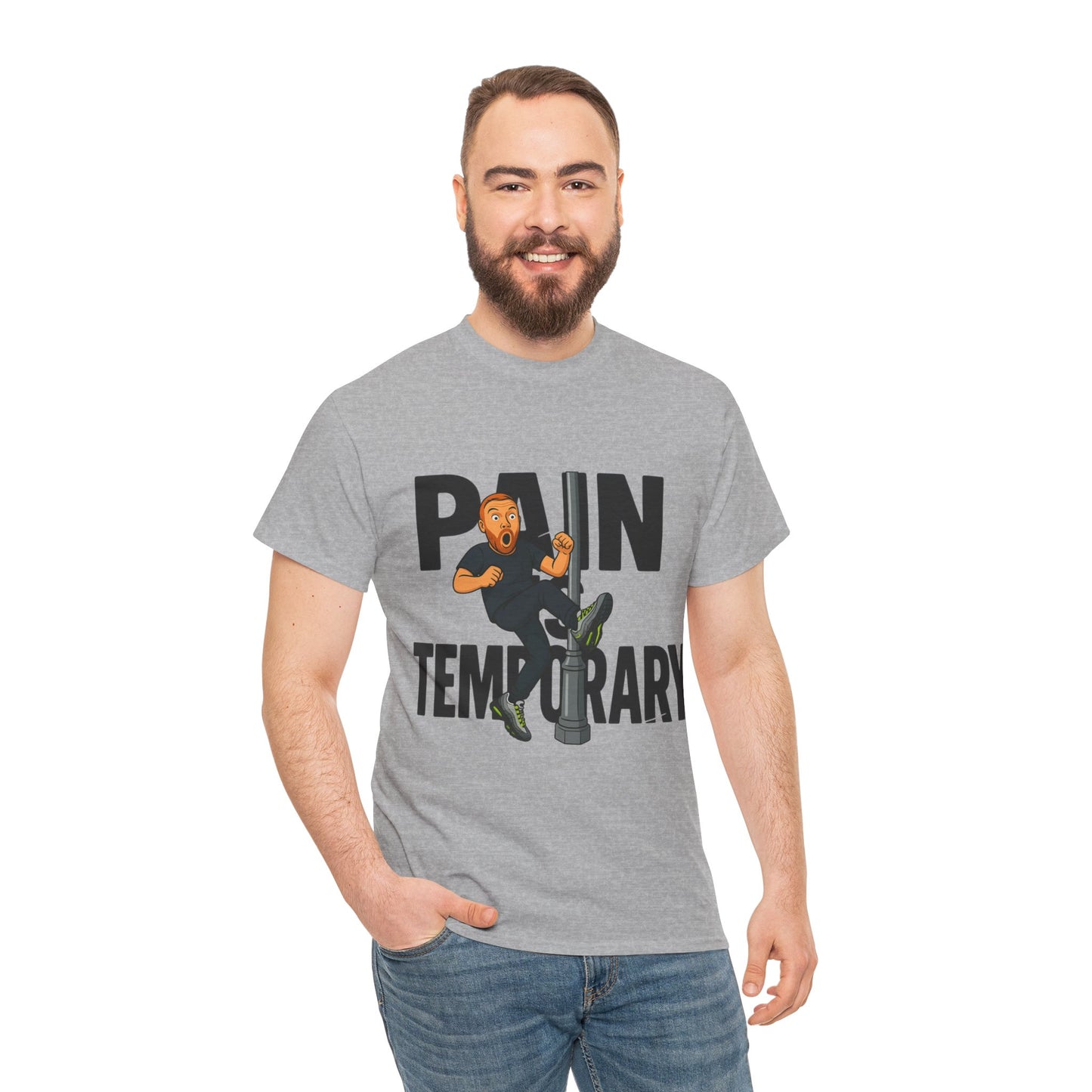 Pain is Temporary - Unisex Heavy Cotton Tee - Available in All Sizes and Colors
