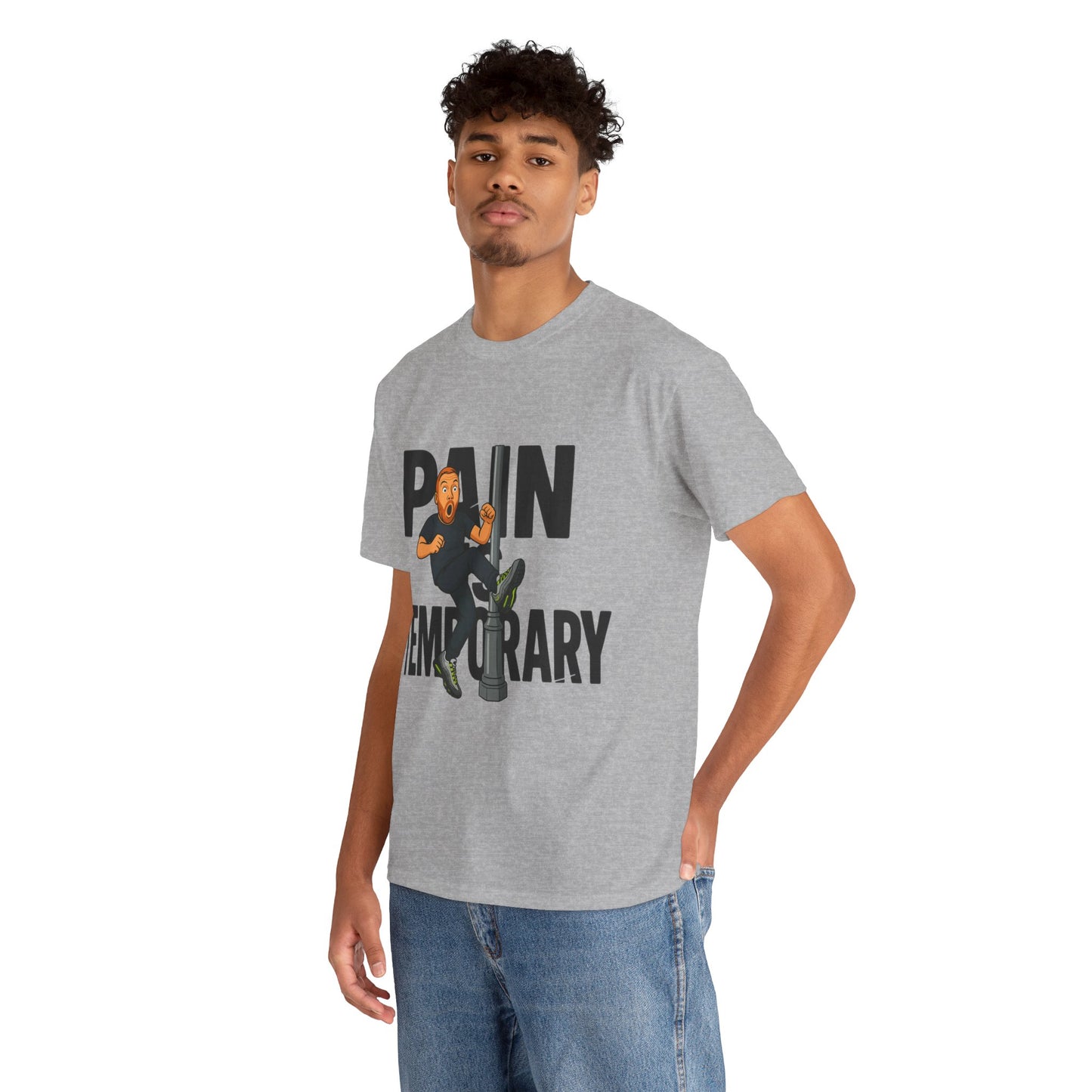 Pain is Temporary - Unisex Heavy Cotton Tee - Available in All Sizes and Colors