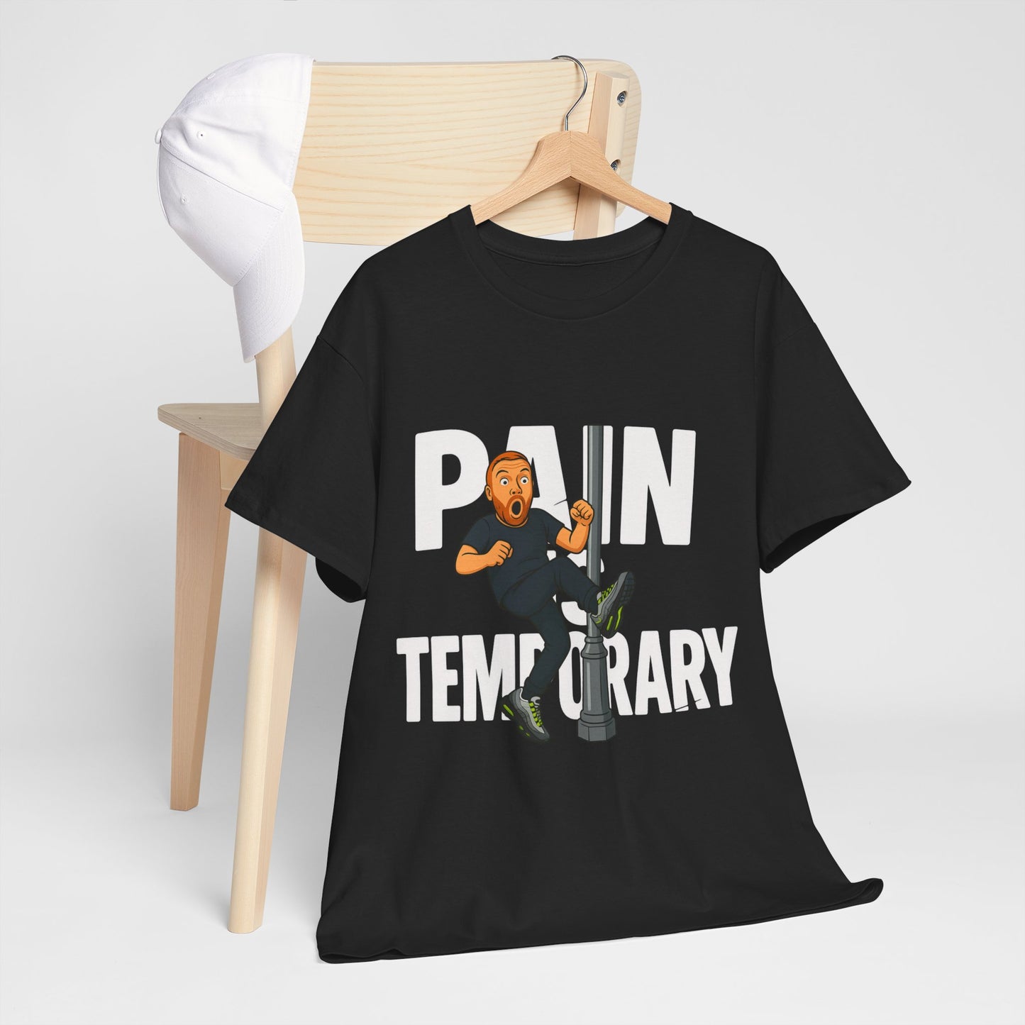 Pain is Temporary - Unisex Heavy Cotton Tee - Available in All Sizes and Colors