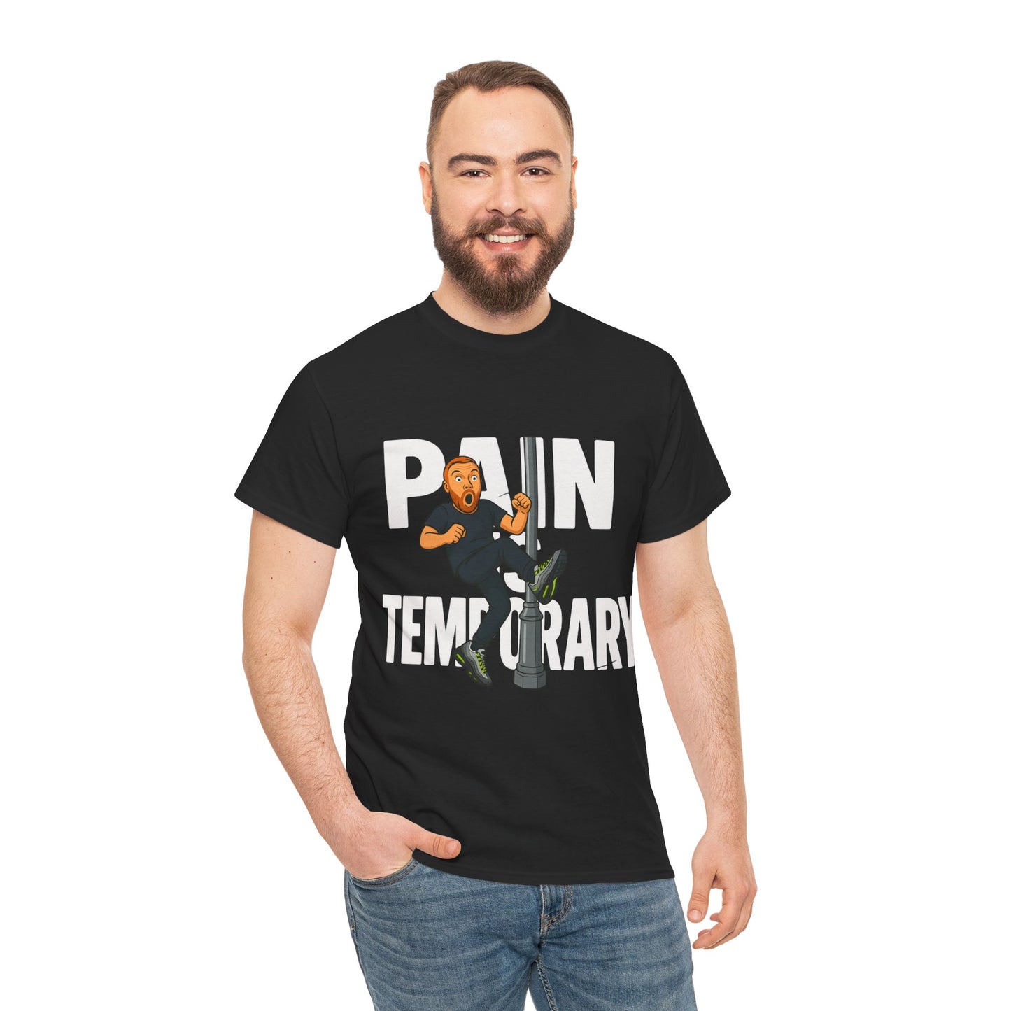 Pain is Temporary - Unisex Heavy Cotton Tee - Available in All Sizes and Colors