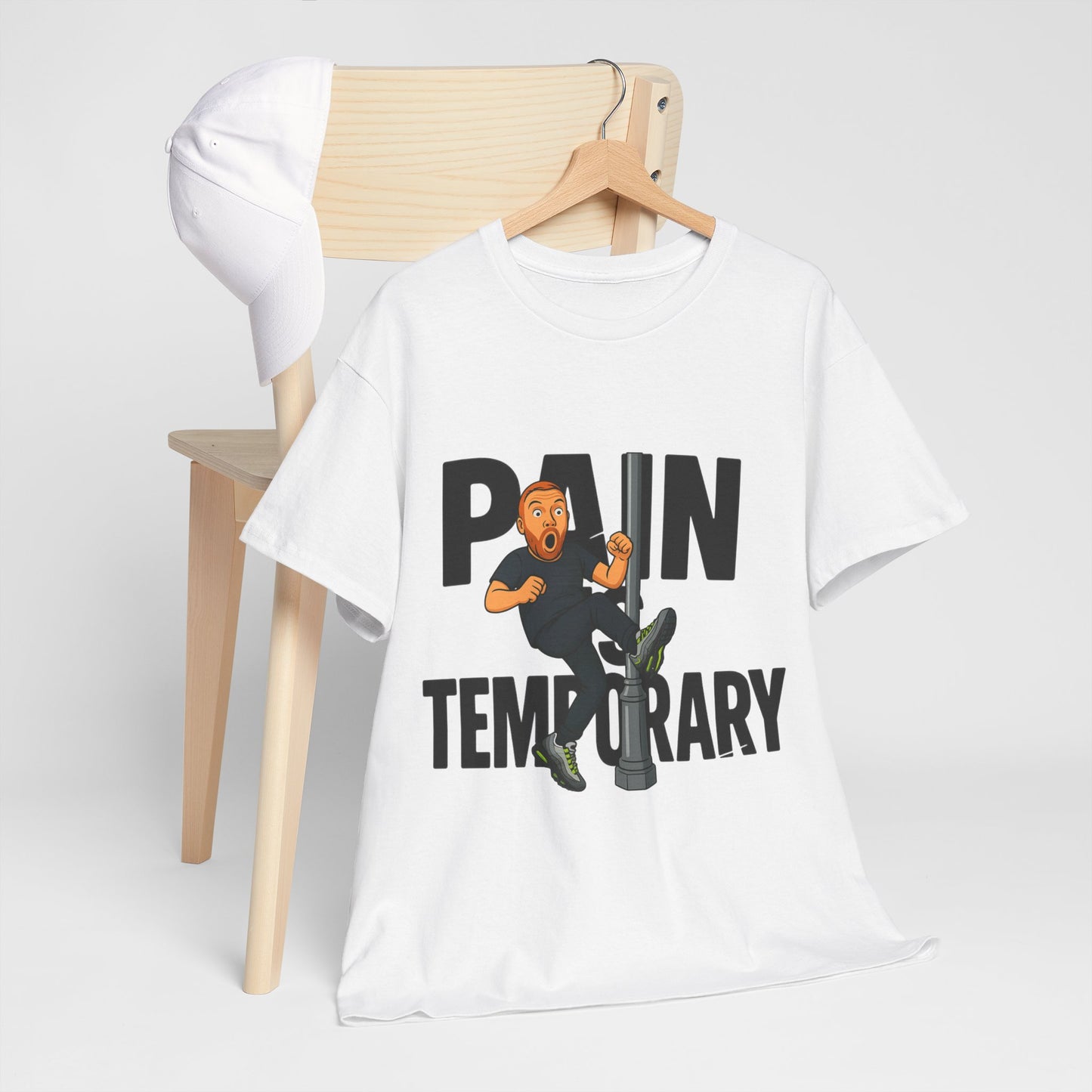Pain is Temporary - Unisex Heavy Cotton Tee - Available in All Sizes and Colors