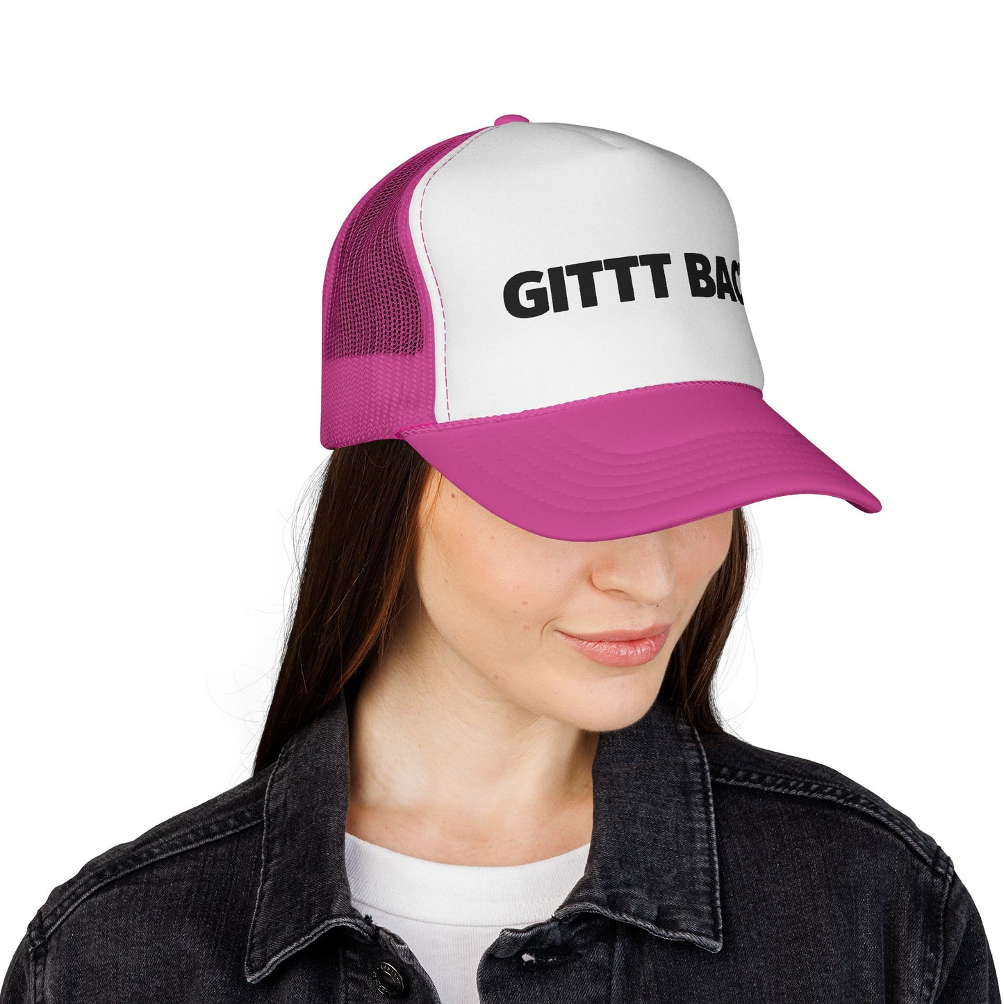 'GITTT BACK' Trucker Cap - Motivational Mesh Baseball Hat