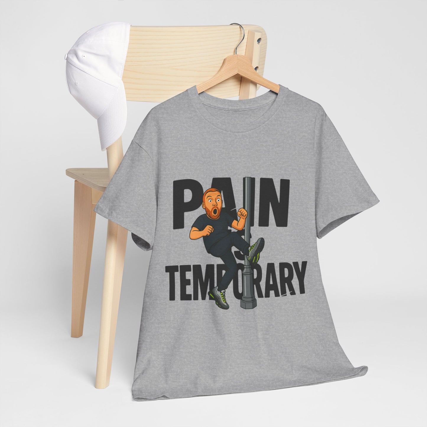 Pain is Temporary - Unisex Heavy Cotton Tee - Available in All Sizes and Colors