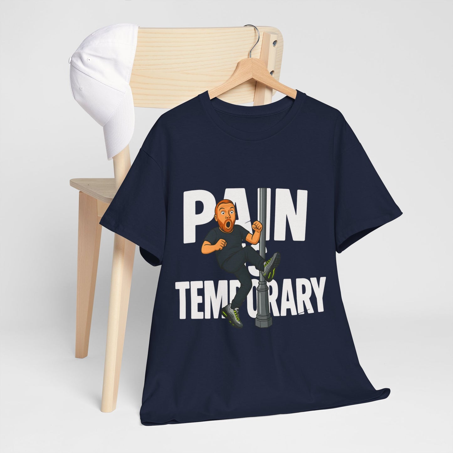 Pain is Temporary - Unisex Heavy Cotton Tee - Available in All Sizes and Colors