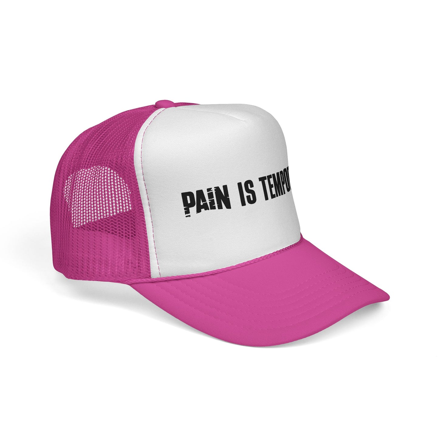 'Pain Is Temporary' Trucker Cap - Motivational Mesh Baseball Hat
