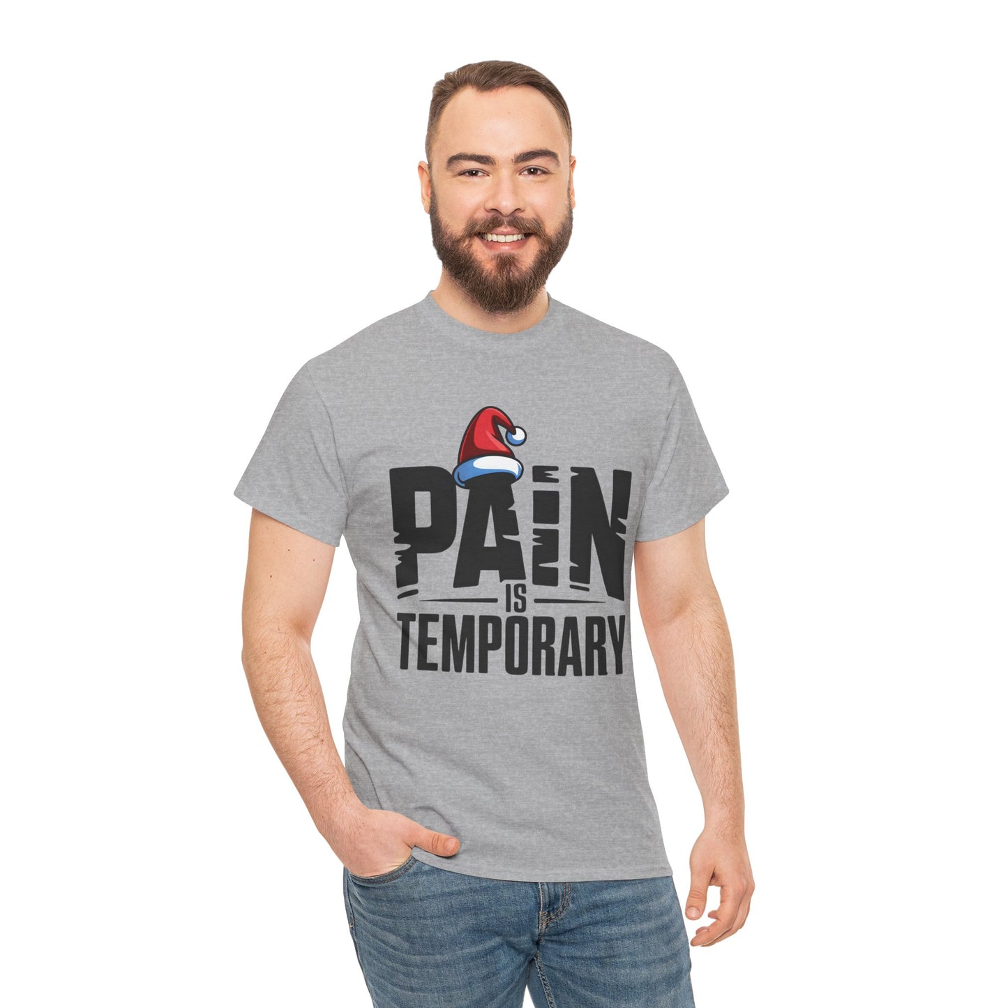 Pain is Temporary - Unisex Heavy Cotton Tee - Available in All Sizes and Colors