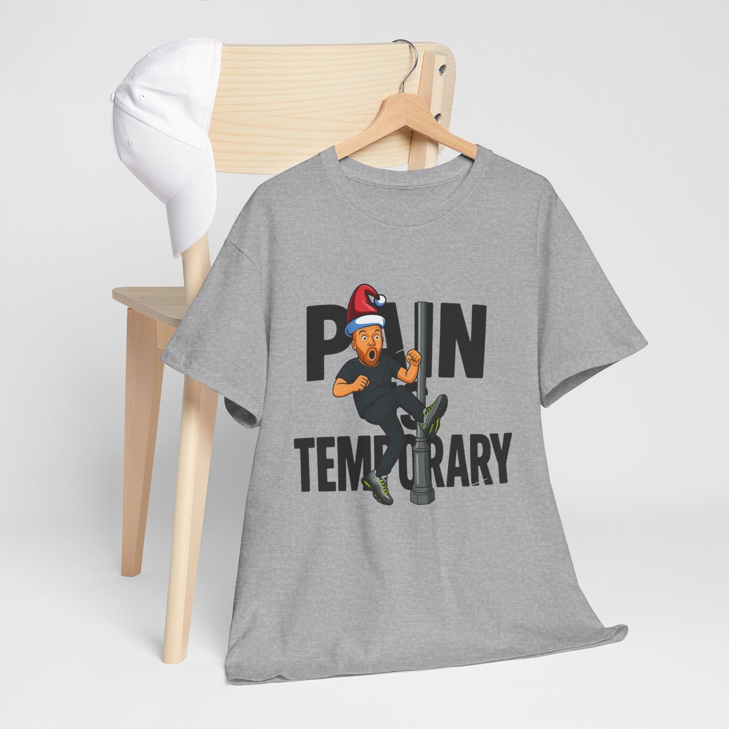 Pain is Temporary - Unisex Heavy Cotton Tee - Available in All Sizes and Colors