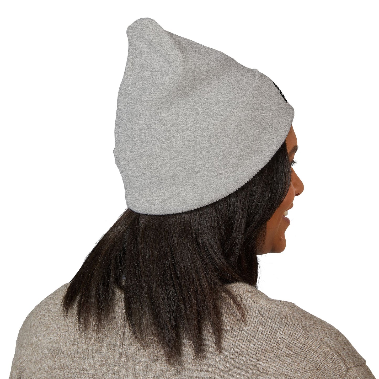 GITTT BACK - Embroidered Cuffed Beanie — Motivational Knit Hat