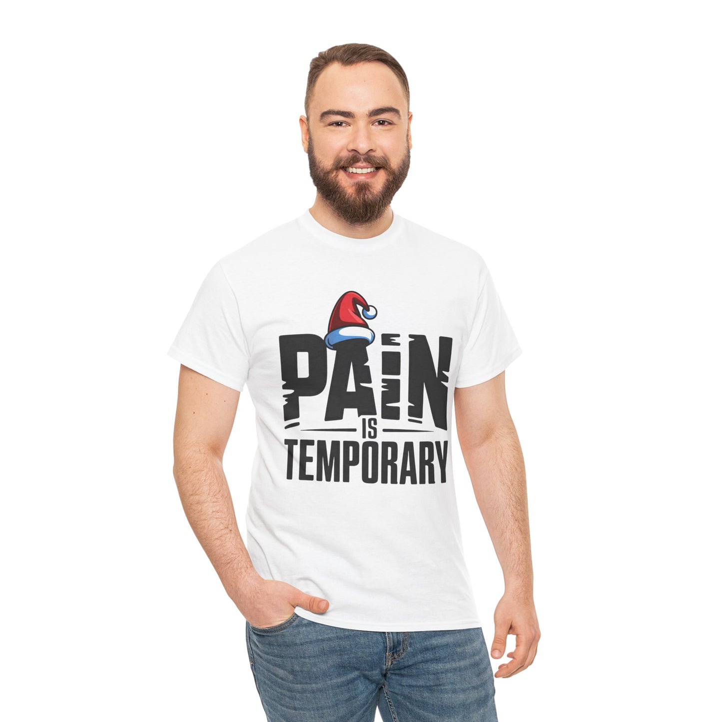 Pain is Temporary - Unisex Heavy Cotton Tee - Available in All Sizes and Colors