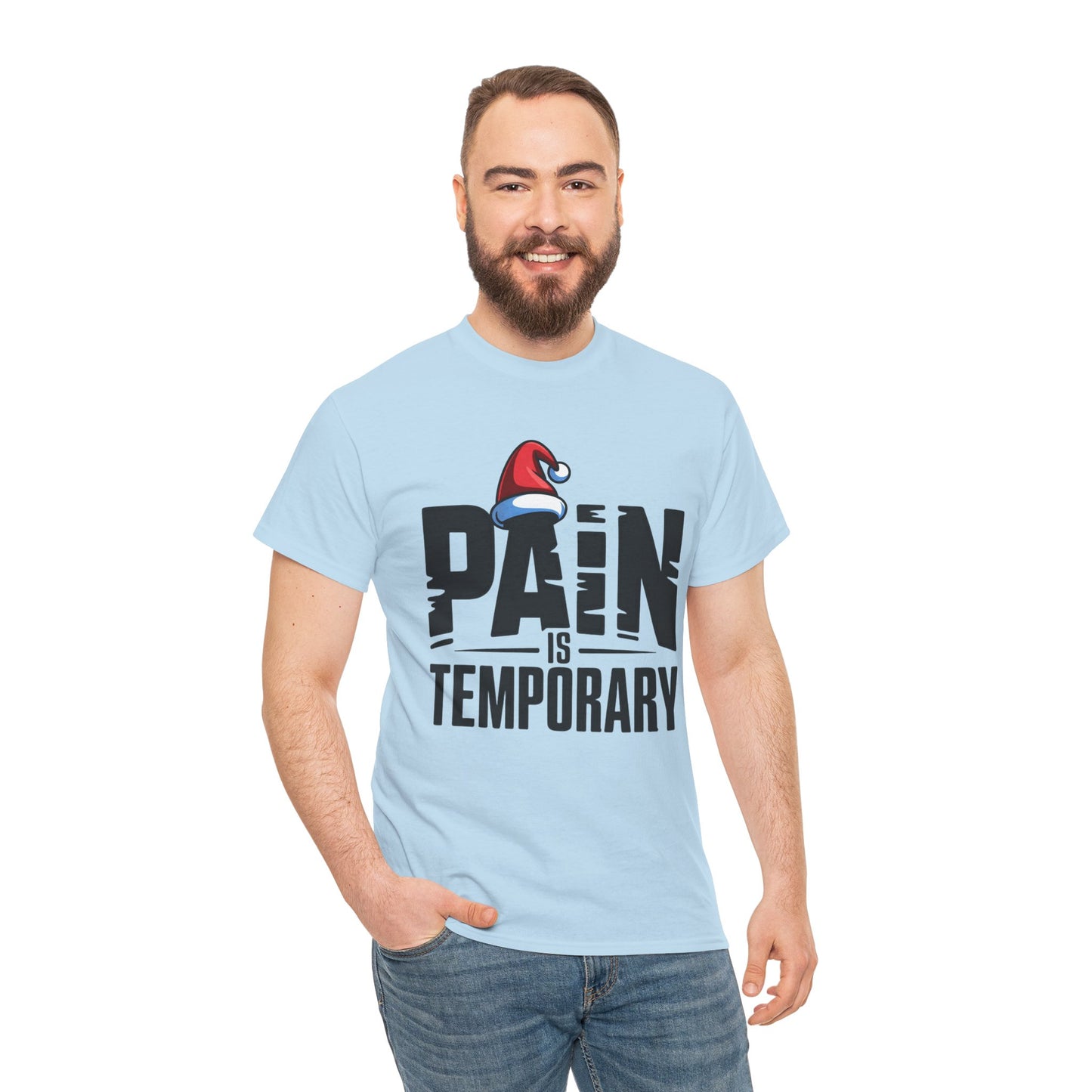 Pain is Temporary - Unisex Heavy Cotton Tee - Available in All Sizes and Colors
