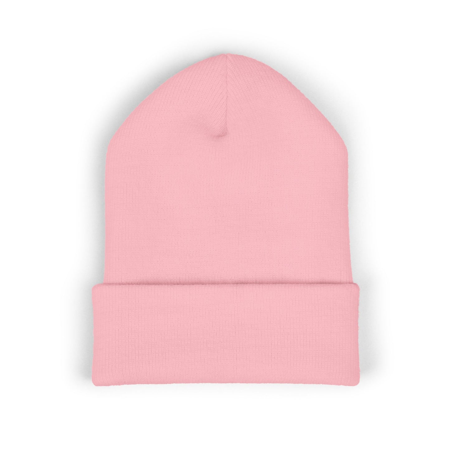 Broke my Collarbone - Embroidered Cuffed Beanie — Motivational Knit Hat