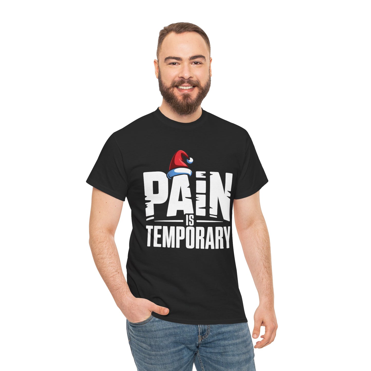 Pain is Temporary - Unisex Heavy Cotton Tee - Available in All Sizes and Colors