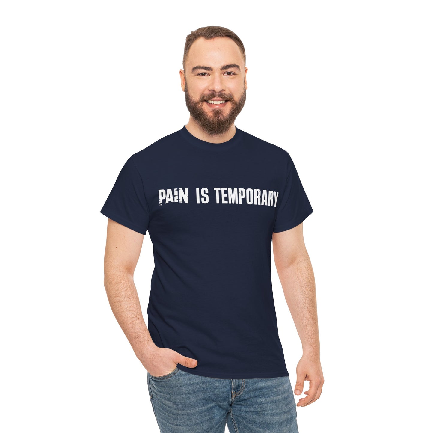 Pain is Temporary - Unisex Heavy Cotton Tee - Available in All Sizes and Colors