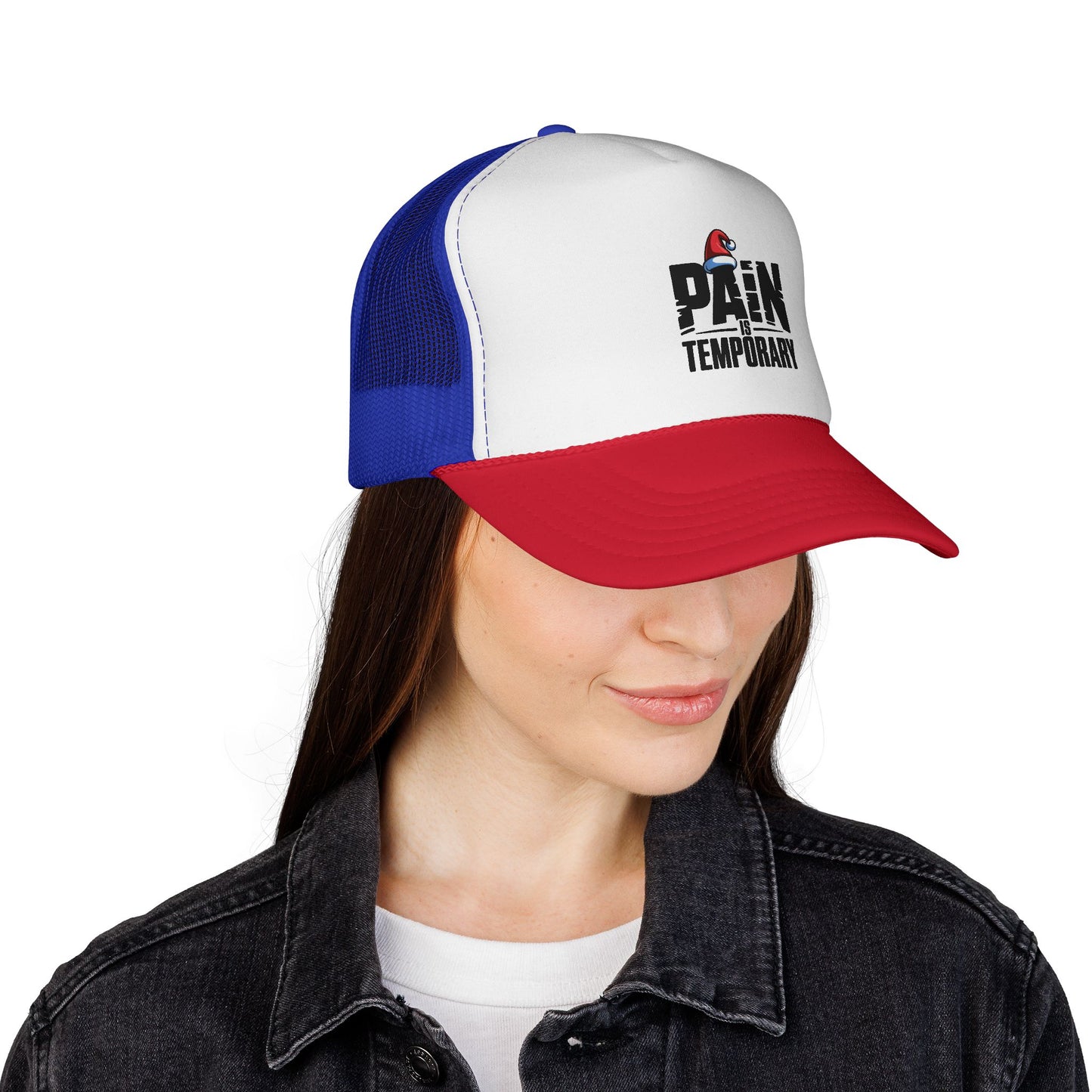 'Pain Is Temporary' Trucker Cap - Motivational Mesh Baseball Hat
