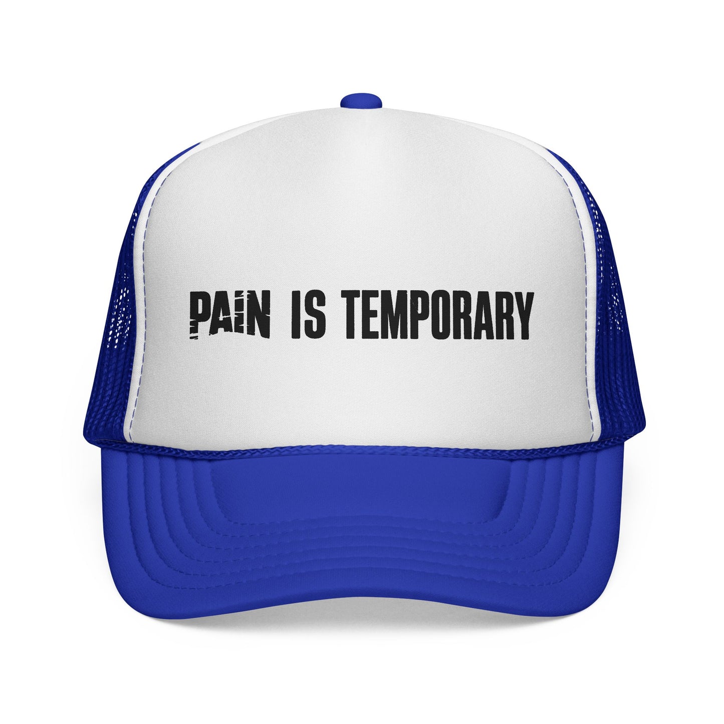 'Pain Is Temporary' Trucker Cap - Motivational Mesh Baseball Hat
