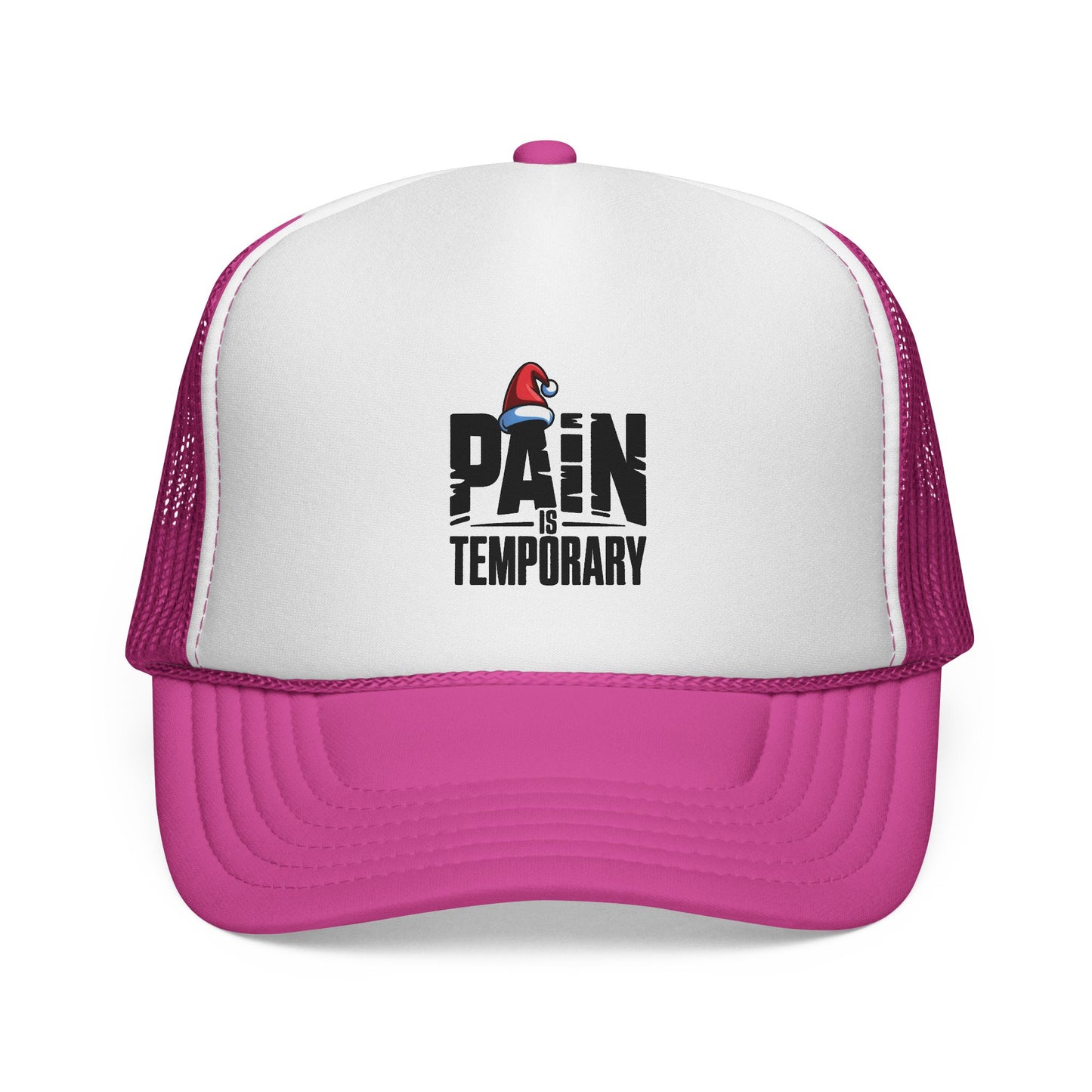 'Pain Is Temporary' Trucker Cap - Motivational Mesh Baseball Hat