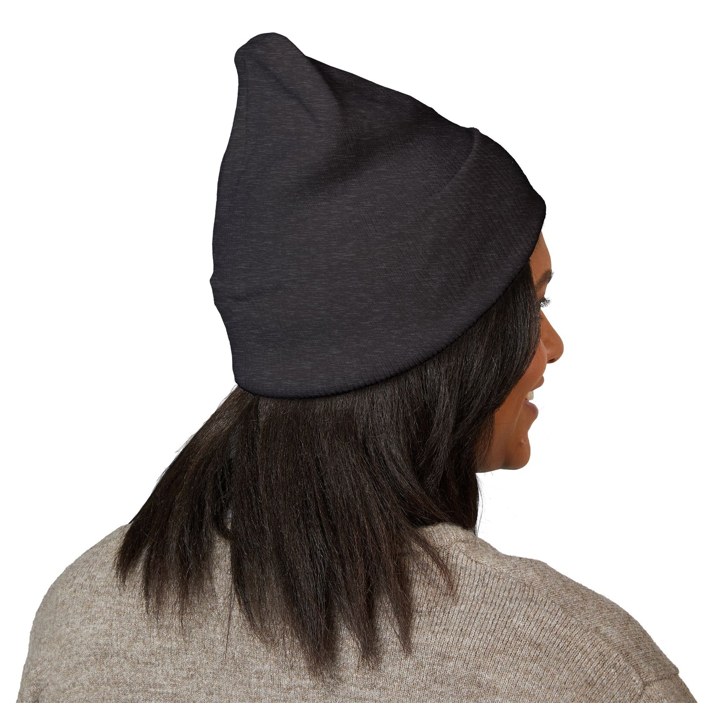 GITTT BACK - Embroidered Cuffed Beanie — Motivational Knit Hat