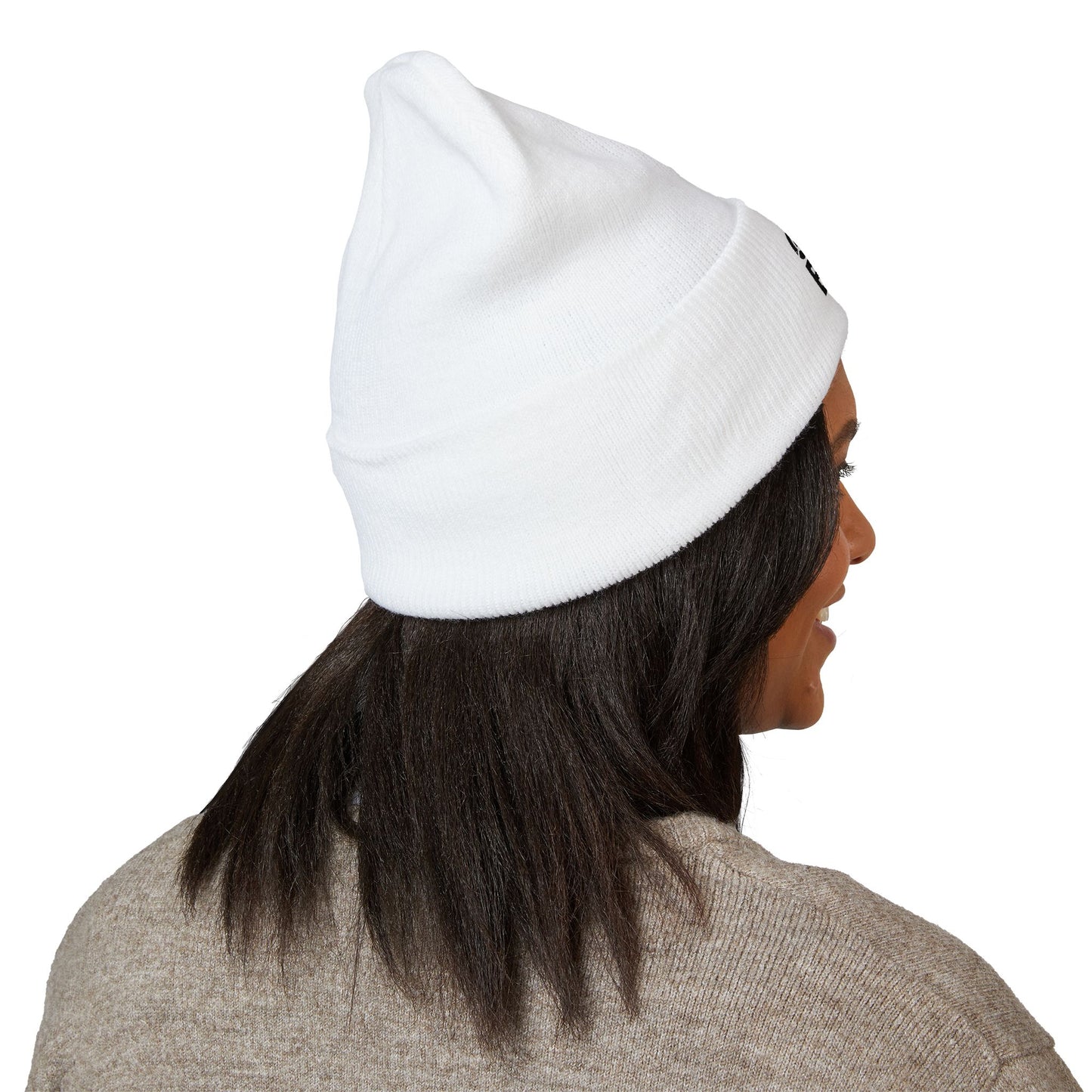 GITTT BACK - Embroidered Cuffed Beanie — Motivational Knit Hat