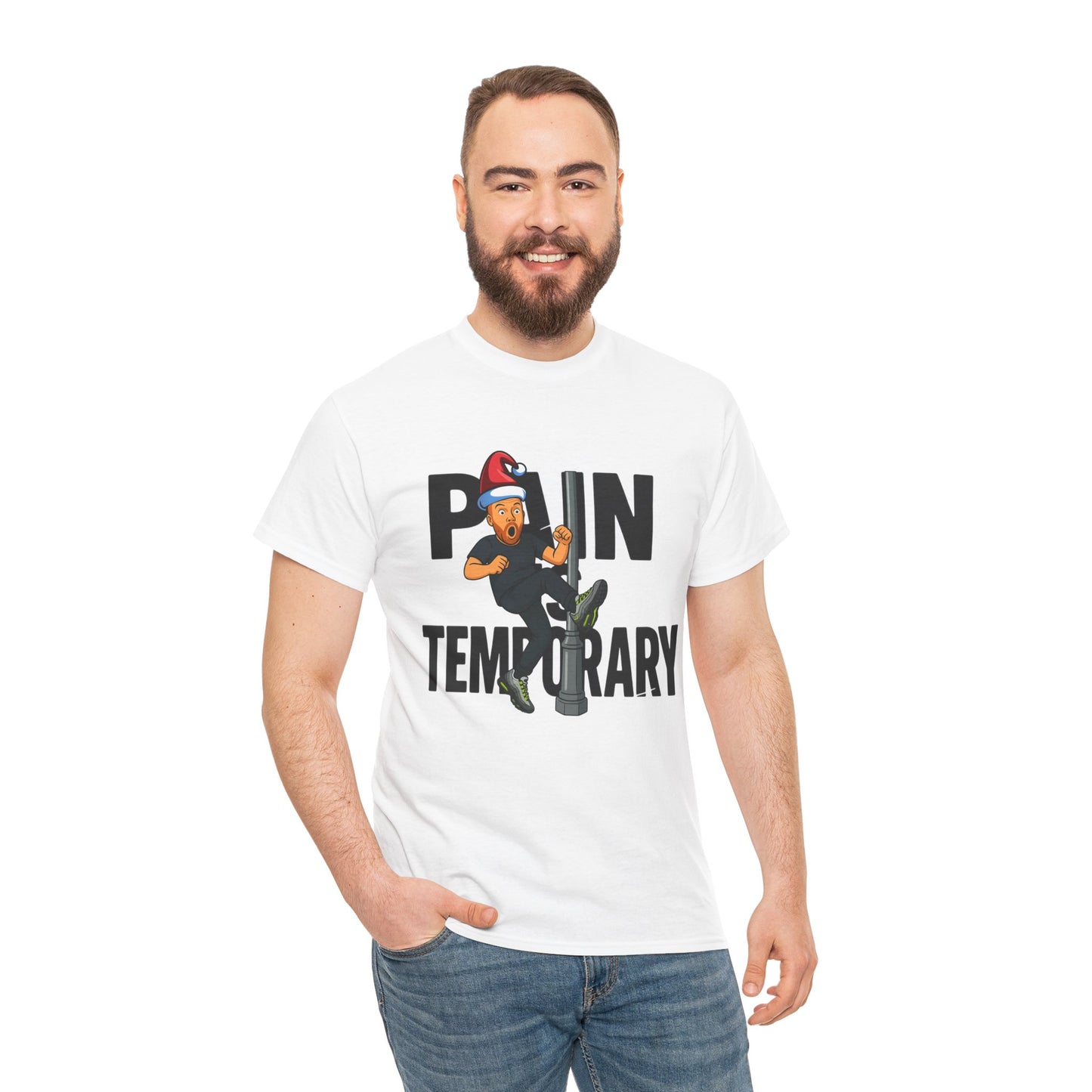 Pain is Temporary - Unisex Heavy Cotton Tee - Available in All Sizes and Colors