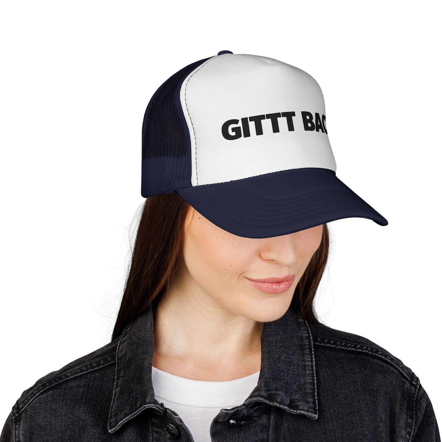 'GITTT BACK' Trucker Cap - Motivational Mesh Baseball Hat