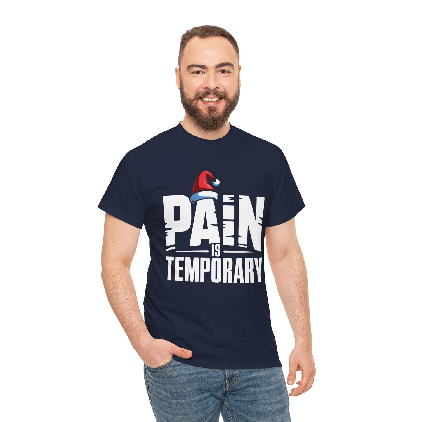Pain is Temporary - Unisex Heavy Cotton Tee - Available in All Sizes and Colors