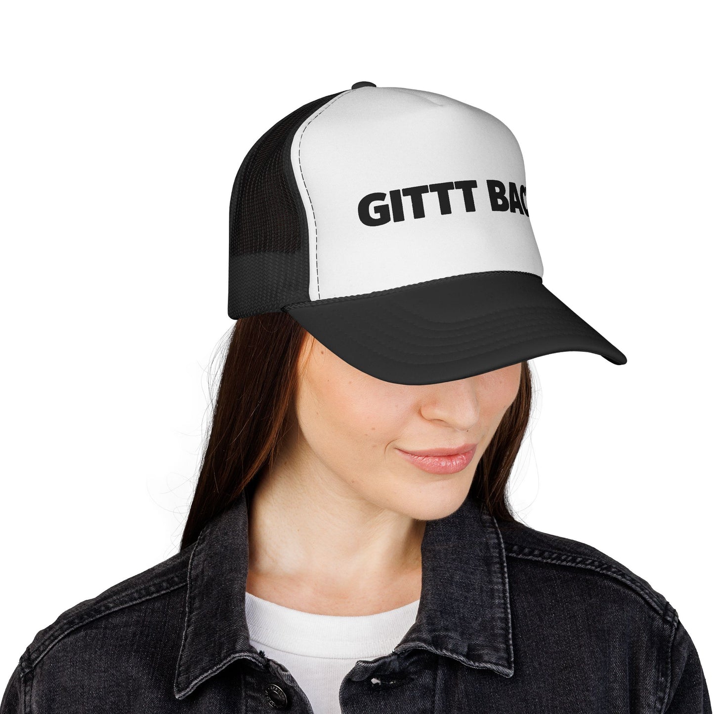 'GITTT BACK' Trucker Cap - Motivational Mesh Baseball Hat