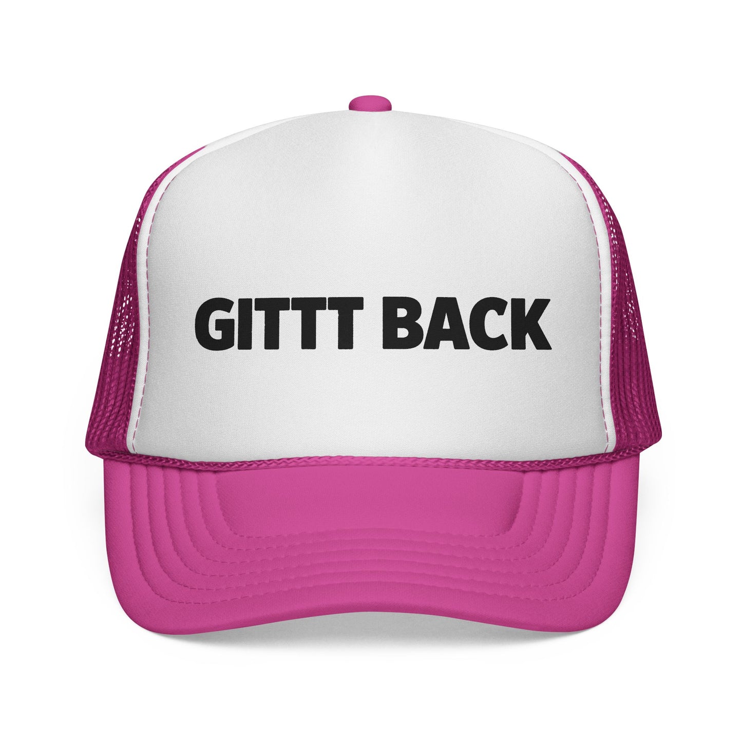 'GITTT BACK' Trucker Cap - Motivational Mesh Baseball Hat