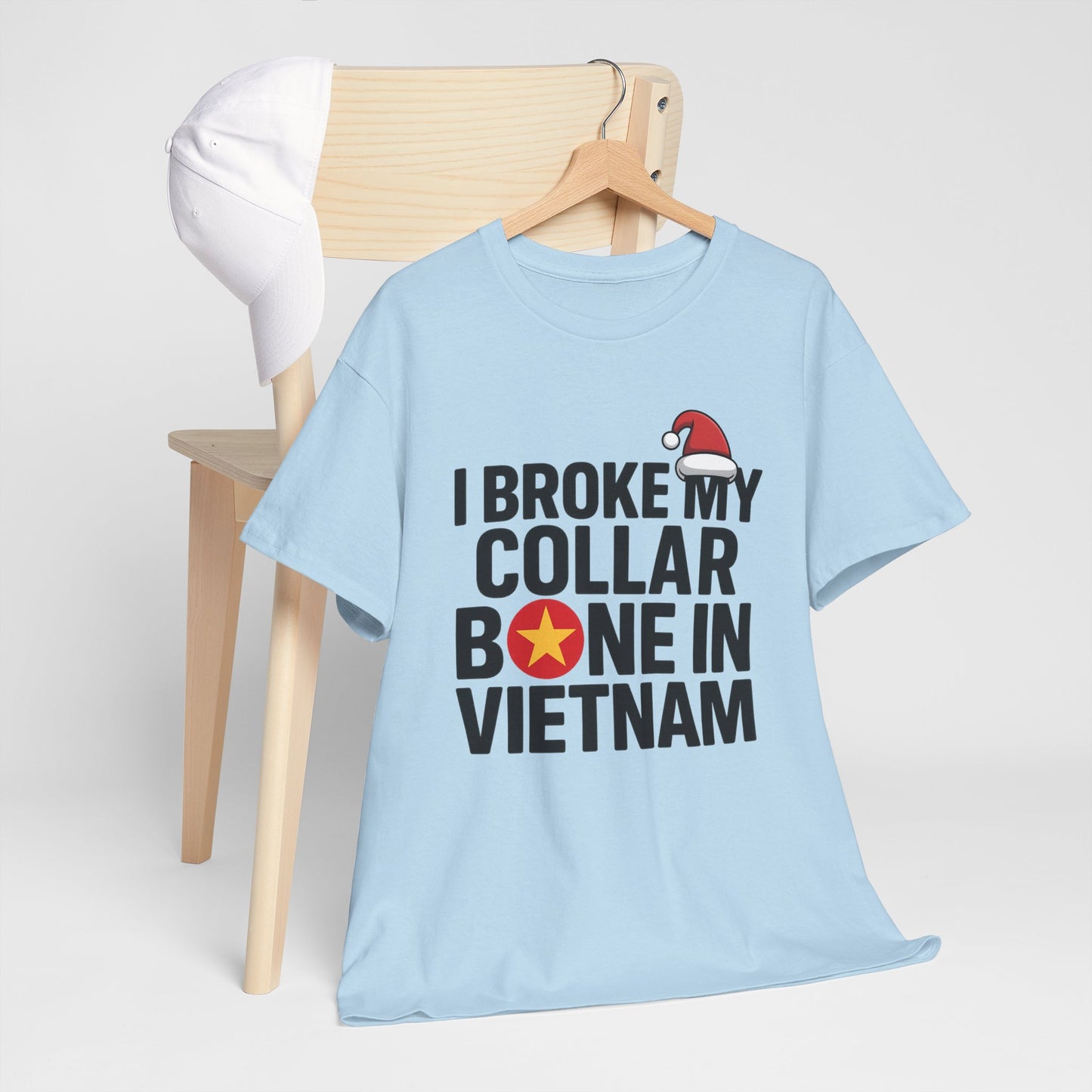 Broke my Collarbone - Unisex Heavy Cotton Tee - Available in All Sizes and Colors