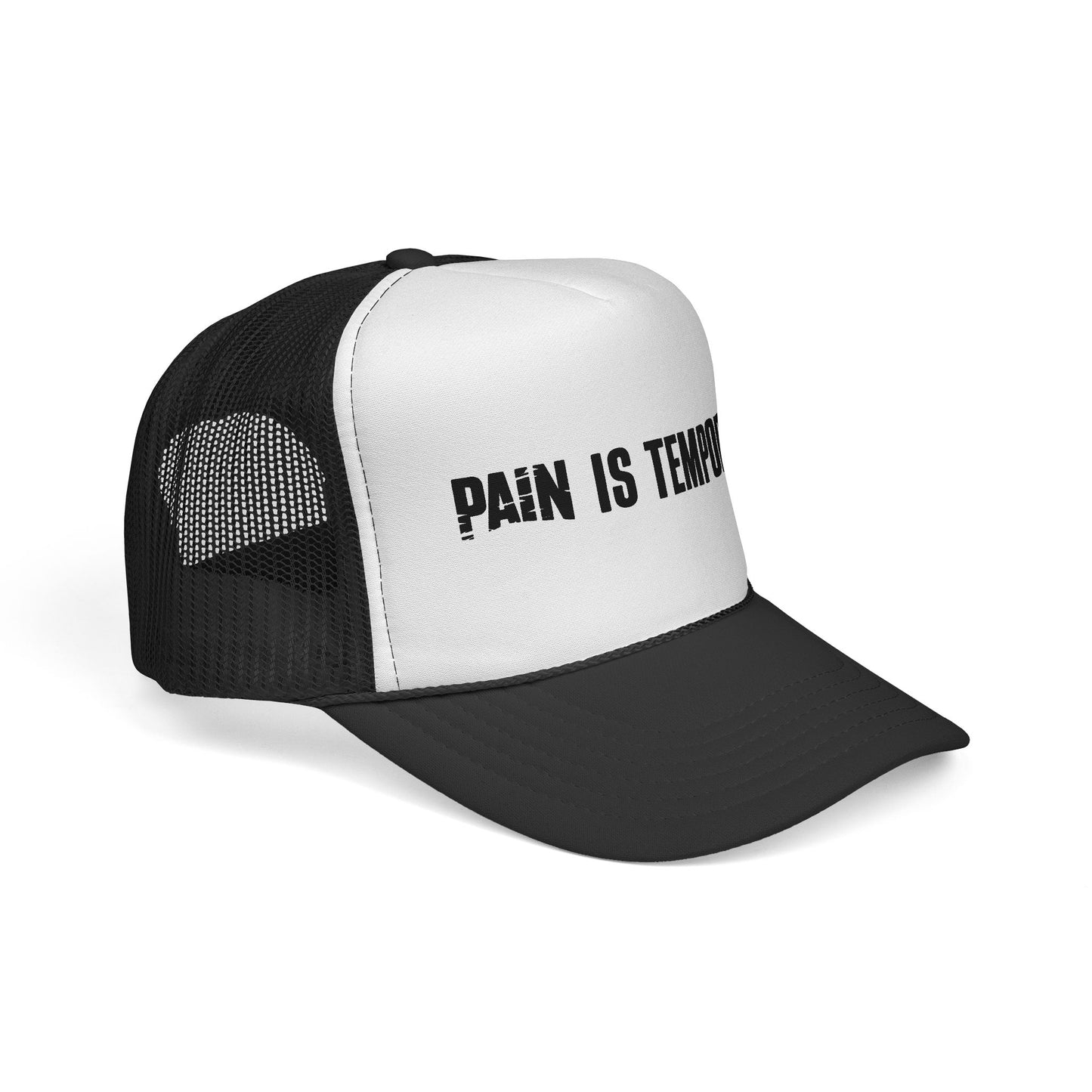 'Pain Is Temporary' Trucker Cap - Motivational Mesh Baseball Hat
