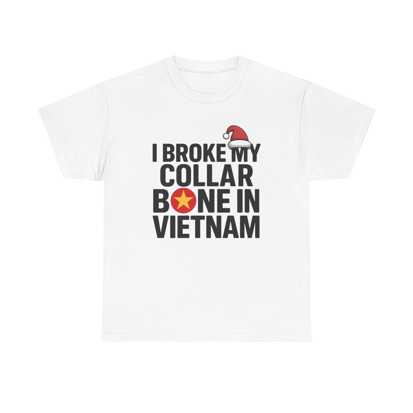 Broke my Collarbone - Unisex Heavy Cotton Tee - Available in All Sizes and Colors