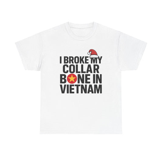 Broke my Collarbone - Unisex Heavy Cotton Tee - Available in All Sizes and Colors