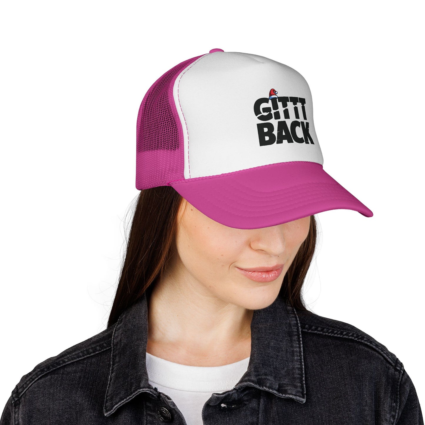 'GITTT BACK' Trucker Cap - Motivational Mesh Baseball Hat