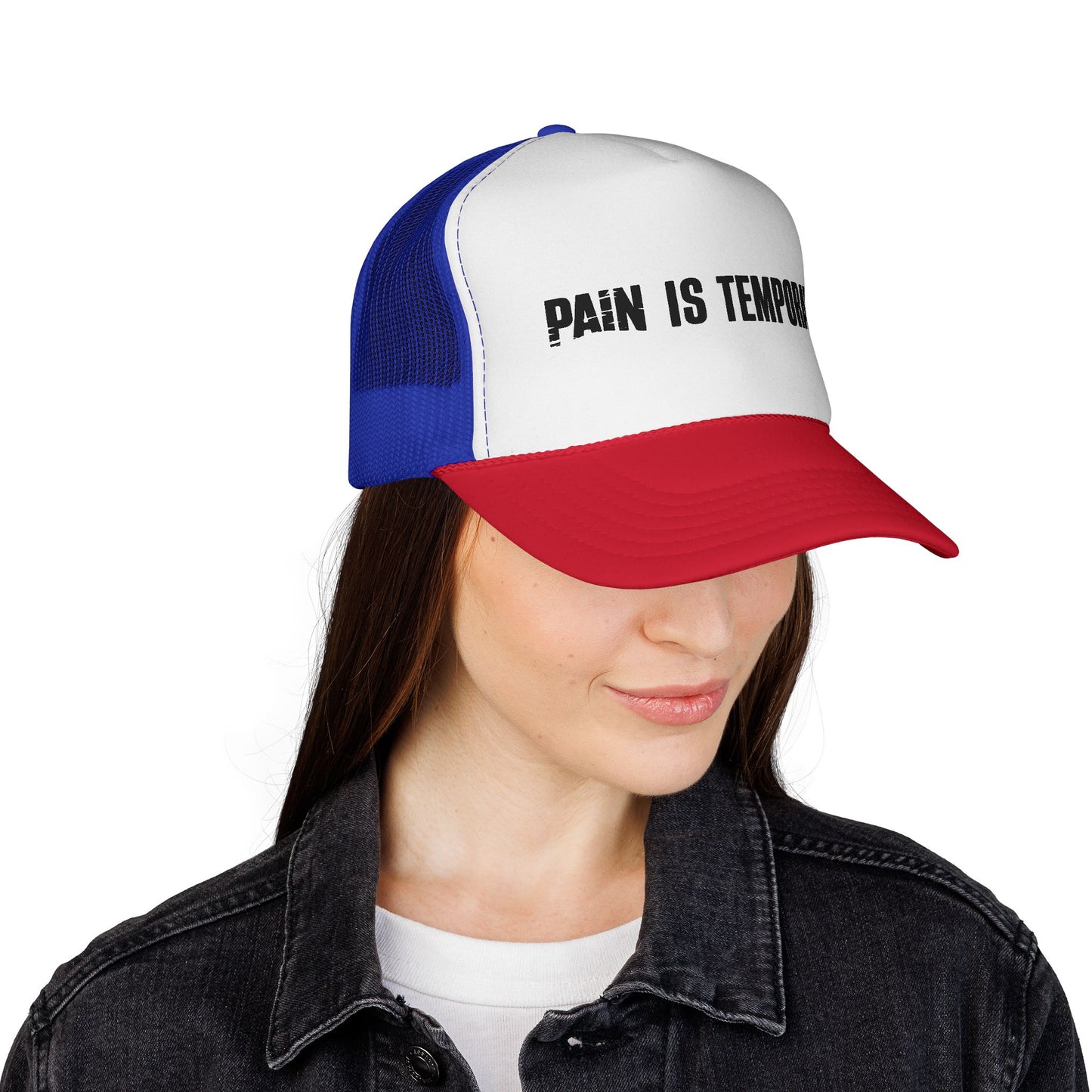 'Pain Is Temporary' Trucker Cap - Motivational Mesh Baseball Hat